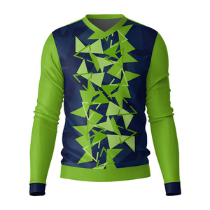 Camiseta de Manga Larga para Hombre 2026, Cuello en V, Color Sólido, Ligera, Casual, Corte Ajustado, Algodón Suave - Product Image 5