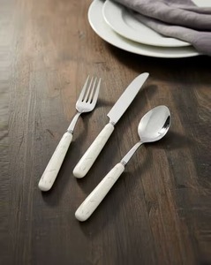 Modern Dining Metal Cutlery Set <b>Spoon</b> Fork Serving Set Stylish Food Serving Tools for Premium <b>Table</b> Experience - Product Image 4