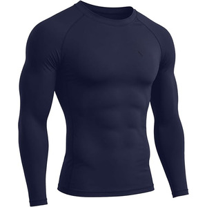 Custom Design Rash Guard Men Long Sleeve <b>Compression</b> <b>Shirt</b> Athletic Fitness Training Sportswear - Product Image 3
