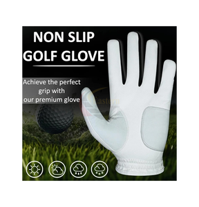 Gants de golf personnalisés en cuir Cabretta respirant, entièrement colorés, avec logo sur mesure – Conception d'usine - Product Image 5