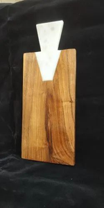 Nuevo Producto: Tabla de Cortar de Madera y Mármol Blanco, Diseño Artesanal, Tabla de Cortar de Madera y Mármol a Precio de Mayoreo - Product Image 4