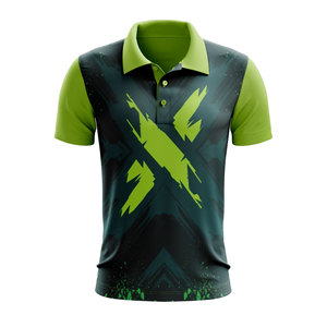 Nouveau T-shirt de golf pour homme en polyester 100 %, sublimation, design personnalisé, chemise de cricket, uniforme de cricket - Product Image 5