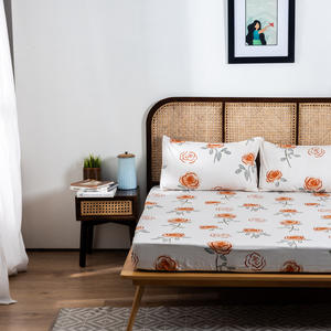 Vintage Style Home Premium Cotton <b>Duvet</b> Cover Set <b>Double</b> Bed 2 Pillow Covers Printed 300tc Eco-Friendly <b>All</b>-<b>Season</b> - Product Image 3