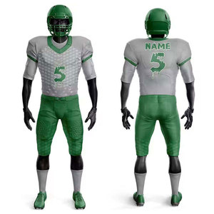 ชุดยูนิฟอร์มอเมริกันฟุตบอลคุณภาพพรีเมียมแบบกำหนดเอง ชุดทีมอเมริกันฟุตบอล เสื้อเจอร์ซีย์ระบายอากาศแบบซับลิเมชั่นสั่งทำพิเศษ - Product Image 1