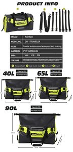 Senderismo Playa Pesca Bolsa de lona recubierta de PVC Custom 2025 ODM OEM - Product Image 5