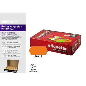 Feuille de prix à une seule rangée ETIQUETTES 26*12 Étiquettes d'emballage Catégorie de produits - Product Image 1