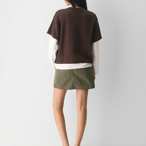 Camiseta de Manga Larga para Mujer, Estilo Casual, Jersey Sólido, Nueva Colección 2026, Doble Capa de Felpa, Transpirable, Tejida, para Primavera/Verano - Product Image 2