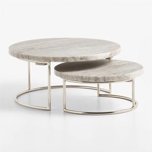 Moderno Soporte para Tartas con Base de Mármol y Marcos Metálicos Plateados, Exhibidor de Lujo para Buffet, Ideal para Hoteles, Catering y Eventos - Product Image 1