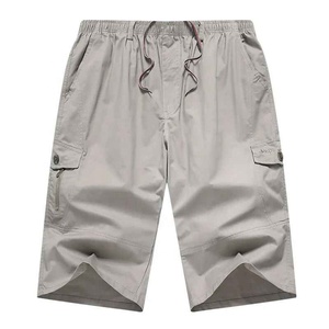 Pantalones Cortos Cargo Negros para Hombre, Estilo Hip Hop, Ecológicos, Cintura Media, Cordón Ajustable, Secado Rápido, Tela Oxford, Casuales, con Bolsillos - Product Image 3