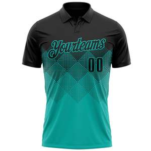 Polo de Alta Calidad para Equipos, Personalizable con Impresión Frontal y Trasera, Nombre y Número del Jugador, Poliéster de Alto Rendimiento, Marca Privada OEM - Product Image 2