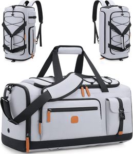 Sac de sport personnalisé avec logo, sac de voyage pour l'entraînement sportif, léger, résistant à l'eau, multi-compartiments, sac de transport pour équipement athlétique - Product Image 5