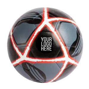 Balón de Fútbol de Entrenamiento BLACK RACING GEAR, Ecológico, Laminado de PU y TPU, Fabricante OEM, Proveedor Mayorista - Product Image 1