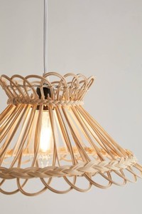 Hot New Eco Friendly Bamboo Rattan Chandelier Handmade Hanging Lamp for Hospitality Decoration - Product Image 5