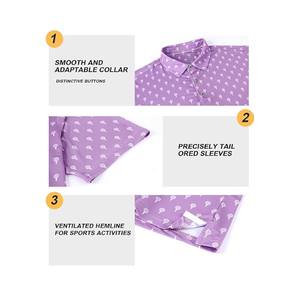 Polo en coton personnalisé avec logo 2025 – T-shirts de golf uniques – Polo de créateur original pour hommes – Chemises imprimées sur mesure - Product Image 4