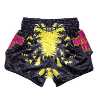 Prix de gros RTS, shorts de boxe Muay Thai de qualité supérieure, logo personnalisé, shorts professionnels confortables pour Muay Thai, AI-MTS-11