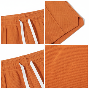 Pantalones Cortos Deportivos de Algodón de Alta Calidad para Hombre, 220 g/m², Holgados, con Logotipo Personalizado, Transpirables, Casuales - Product Image 5