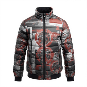 Chaqueta Acolchada ARTIZ INTERNATIONAL para Hombre, Estilo Urbano, Invierno, Aislante, Resistente al Viento, Ecológica, con Logotipo Frontal, 100% Poliéster - Product Image 4