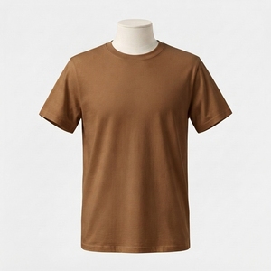Camiseta de Algodón Premium para Hombre, Cuello Redondo, Lisa, Suave, Transpirable, Casual, Manga Corta, Logotipo Personalizado, Ropa OEM - Product Image 6