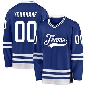 Maillot de hockey violet-gris-blanc personnalisé de qualité supérieure, vente en gros, le plus vendu, directement de l'industrie - Product Image 3