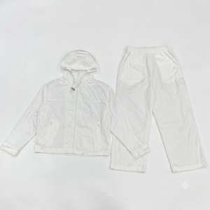 Nuevo Conjunto Deportivo de 2 Piezas, Chaqueta y Pantalones Holgados con Cuello Alto y Bordado, Fabricante OEM, Venta al Por Mayor - Product Image 1