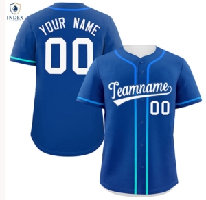 INDEX APPAREL Custom Baseball Jersey Unisex Short Sleeve Sublimated Team <b>Name</b> Number Moisture Wicking All Seasons Adult - Product Image 1