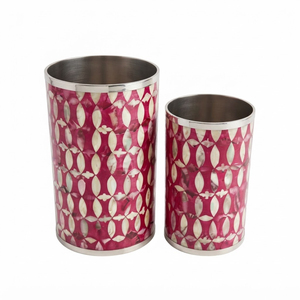 Handcrafted Mother of Pearl <b>Vase</b> Premium Shell Inlay <b>Mosaic</b> Flower Pot Luxury Tabletop Centerpiece for Modern Home Hotel Decor - Product Image 6