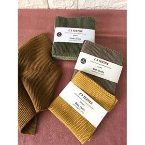 Atractivos paños de cocina tejidos de algodón orgánico de fácil absorción y secado rápido - Product Image 1