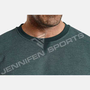 เสื้อสเวตเชิ้ตคอกลมแบบสวมหัว ผ้าฟลีซคอตตอน 100% หนัก 300 กรัม ทรงหลวม กันลม สำหรับฤดูหนาว ปักโลโก้ตามแบบ OEM - Product Image 2