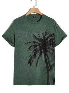 Camiseta Unisex Personalizada con Estampado, Lavada, Transpirable, Ecológica, Anti-Pilling, 180g, 100% Algodón Premium, Cuello Redondo, Corte Regular, Tejido de Punto para Hombre - Product Image 2