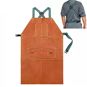 Delantal de Cuero Vacuno de Grano Completo para Barista, Bartender, Chef, Cafetería, Bistro, Catering, Uniforme, Barbería, Salón, Tatuajes, Carpintería, Ropa de Trabajo - Product Image 3