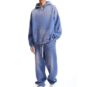 Sudadera con Capucha para Hombre, Estilo Desgastado, Algodón Premium, para un Estilo Urbano Contemporáneo y Atuendos Casuales - Product Image 1
