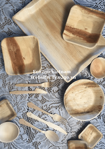 Vietnam Wholesale Palm Leaf Plates Biodegradable Areca Leaf Tableware Supplier Eco2go Vietnam - Product Image 2