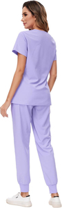 Long Lasting Durability Flexible Mobility Hospital Scrub <b>Sets</b> Light Stretch Women Scrub <b>Sets</b> Designed for Soft Breathable Wear - Product Image 2