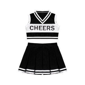 Uniforme de cheerleading structuré pour filles avec logo personnalisé pour les cérémonies scolaires et les événements sportifs - Product Image 5