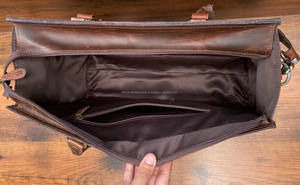 กระเป๋าหนังแท้สำหรับผู้หญิง, กระเป๋าหนังวัวคาดลำตัวกระเป๋าแบบซ่อนกระเป๋าถือขอบดอกไม้ - Product Image 5