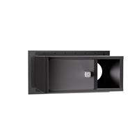 Boîte à colis intelligente pour la maison, en acier galvanisé durable, boîte aux lettres extérieure à encastrer avec fente pour courrier, revêtement en poudre