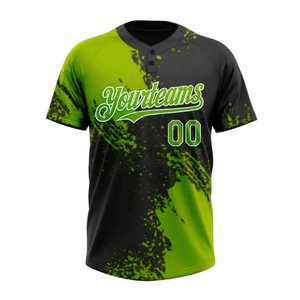 เสื้อเบสบอลแบบซับลิเมชั่นสั่งทำพิเศษ OEM กระดุมเต็มตัว โพลีเอสเตอร์ ปักชื่อทีมและหมายเลขได้ตามต้องการ ผู้ผลิตชุดยูนิฟอร์ม MOQ ต่ำ - Product Image 4