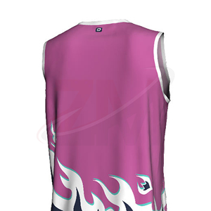 Camiseta de Baloncesto Sublimada Personalizada, Cuello en V, Sin Mangas, Unisex, Secado Rápido, 100% Poliéster, Ropa Deportiva para Entrenamiento y Partidos - Product Image 5