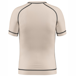 <b>Men's</b> Short Sleeve Rash Guard Quick Dry Anti-Bacterial Eco-Friendly Athletic <b>Swim</b> <b>Top</b> with UV Protection for Beach - Product Image 2