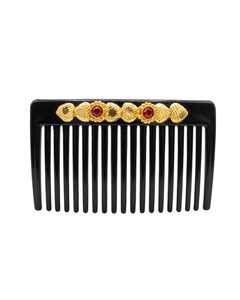 Peigne à cheveux en alliage plaqué or, motif vintage, léger, accessoire de mode 13 cm pour mariage et fête, Créations Naykk - Product Image 3