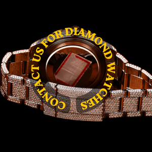 Reloj de pulsera de cuarzo para hombre, diseño personalizado, con diamantes de moissanita, estilo hip hop, esfera de cristal, números romanos, precio al por mayor - Product Image 4