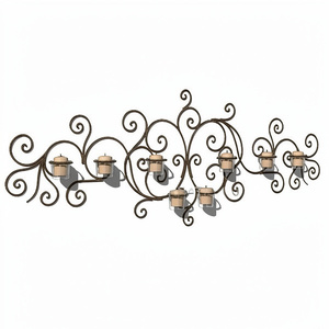 Home Interior Decor Trusted Manufacturer <b>Lighting</b> Indoor Wall Candle <b>Sconce</b> Decoration for Home Candle Jars - Product Image 1