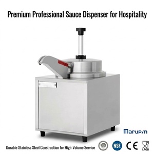 Marupin Calentador de Fudge Comercial de Alta Calidad, Dispensador de Ketchup y Queso de Acero Inoxidable con Bomba Eléctrica para Restaurantes y Cocinas - Product Image 1