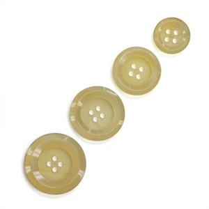 Botones de Cuerno de Búfalo Natural de la Mejor Calidad, Acabado en Color Natural para Accesorios de Ropa, Alta Calidad - Product Image 3