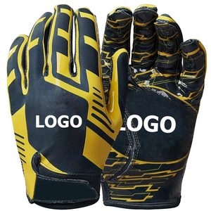 Blue Orange PU Baseball Softball Gloves with Logo Design for <b>Game</b> Use - Product Image 6