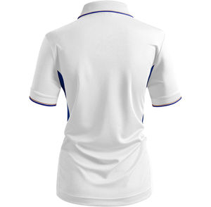 Wholesale Custom Logo <b>Women's</b> Knitted Jersey <b>Shirts</b> Anti-shrink 220g Polyester Digital Printing Front Short Sleeve Casual Fort - Product Image 3