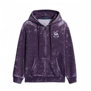 Sudadera con Capucha para Hombre Gym Active, Diseño con Letras, 340 GSM, Logotipo Frontal, Corte Regular, Felpa Francesa de Algodón, Ropa Casual de Invierno - Product Image 3