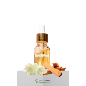 Jasmine Sandal Massage Oil Bulk Manufacturer Supplier OEM Private <b>Label</b> Export Quality for Body Care and Spa <b>Applications</b> - Product Image 1