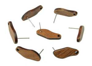 Boucles d'oreilles en bois de qualité supérieure, faites à la main, bijoux de mode naturels, légers, écologiques, accessoires pour femmes, fournitures de bijoux en gros - Product Image 3