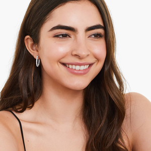 Pendientes de Aro de Plata 925 con Moissanita, Elegantes y Deslumbrantes, Corte Redondo, Ligeros y Cómodos, Joyería Fina para Mujer, Regalo - Product Image 5